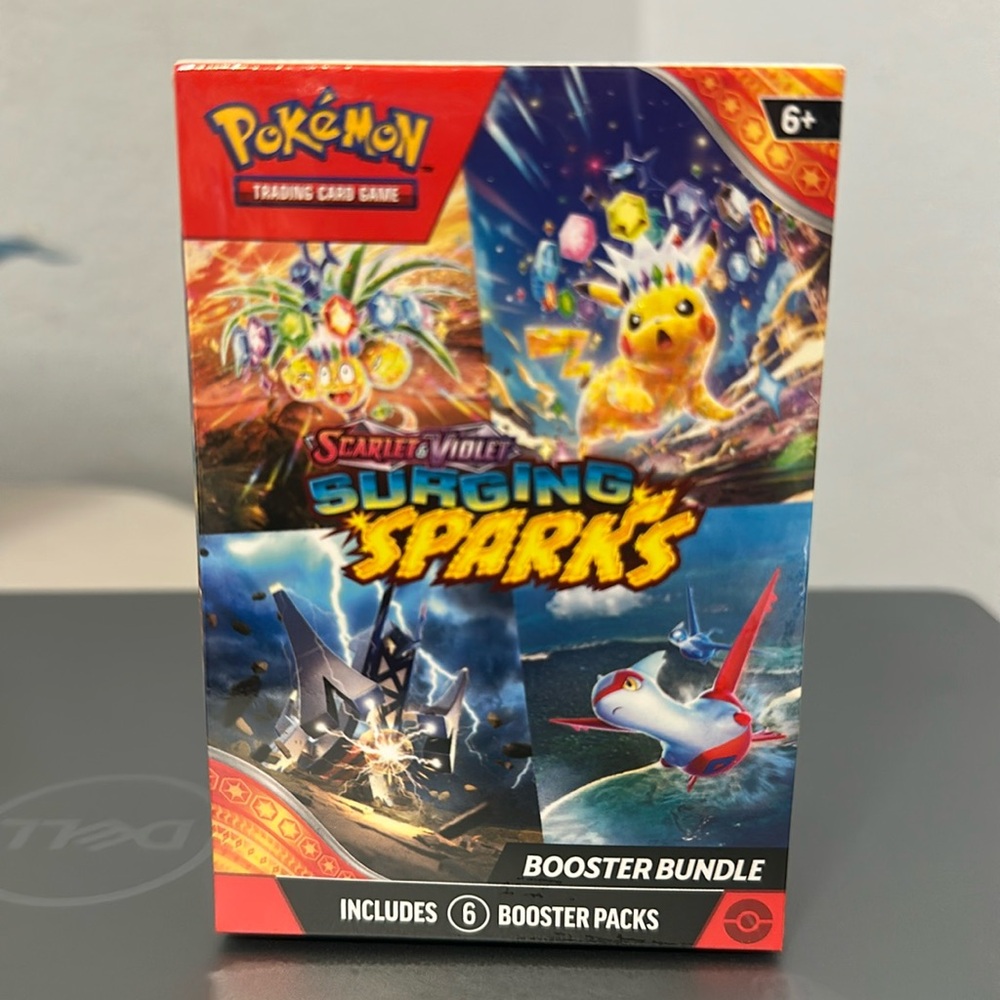 Pokemon TCG Scarlet & Violet Surging Sparks Booster Bundle 6 Booster Packs